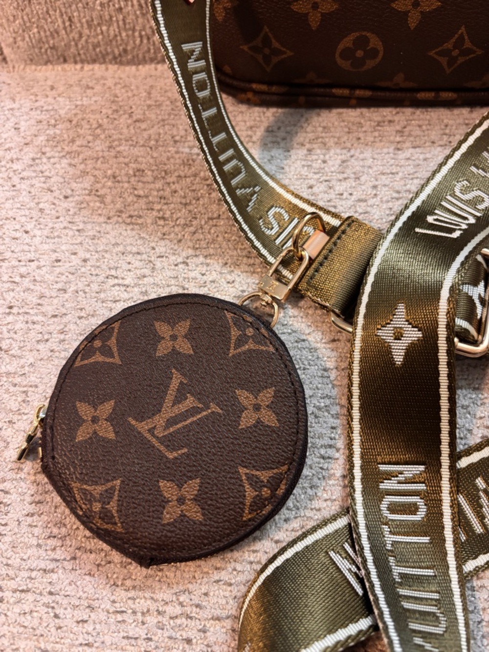 FASHION Elegant Monogram Multi-Pochette Shoulder Bag - Picture 6 of 17